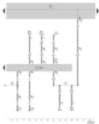 Wiring Diagram  SKODA FABIA 2005 - Door control unit - driver side