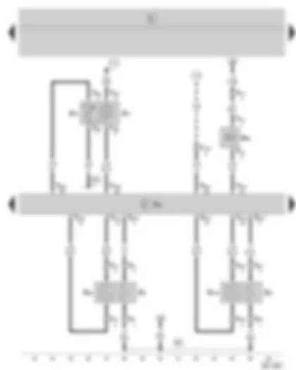 Wiring Diagram  SKODA FABIA 2005 - Simos control unit - lambda probe - lambda probe after catalytic converter - intake manifold pressure sender and intake manifold temperature sender - activated charcoal filter system solenoid valve