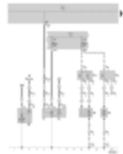 Wiring Diagram  SKODA FABIA 2008 - Starter - alternator - radiator fan - fuse holder on the battery
