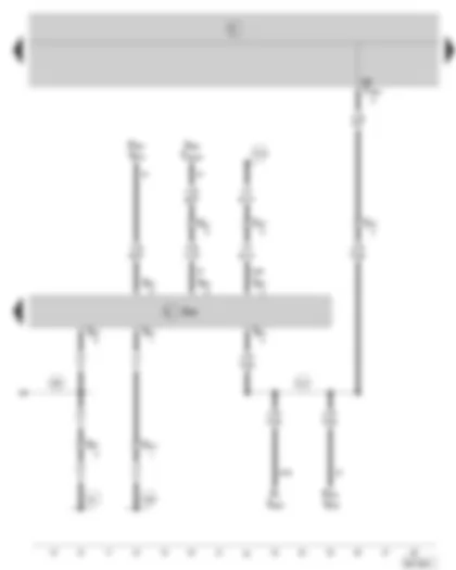 Wiring Diagram  SKODA FABIA 2007 - Door control unit - driver side