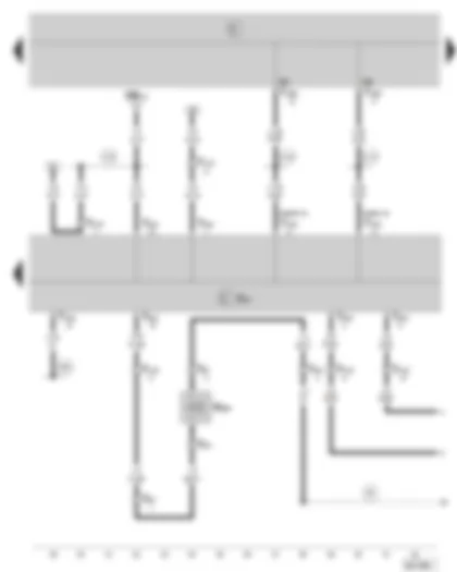 Wiring Diagram  SKODA FABIA 2007 - Air conditioning system control unit - compressor regulating valve - air conditioning system