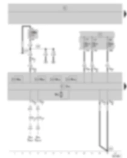 Wiring Diagram  SKODA FABIA 2008 - ABS control unit with EDL and TCS/ ESP - fuse holder on the battery - fuse holder