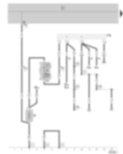 Wiring Diagram  SKODA FABIA 2008 - Battery - fuse holder on the battery - terminal 30 wiring junction - (only on vehicles with optional equipment)
