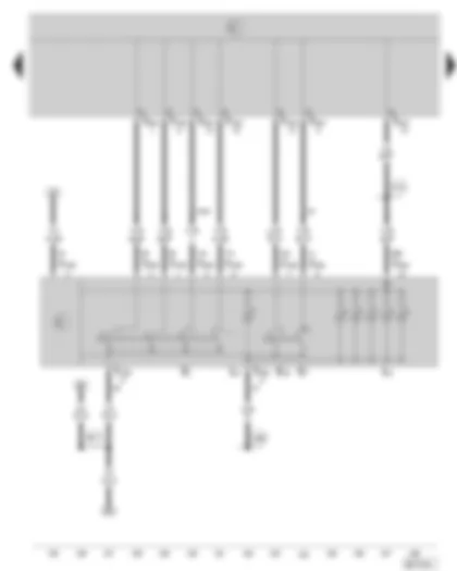 Wiring Diagram  SKODA OCTAVIA II 2004 - Light switch