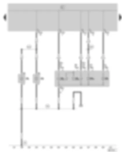 Wiring Diagram  SKODA OCTAVIA II 2004 - Left tail light