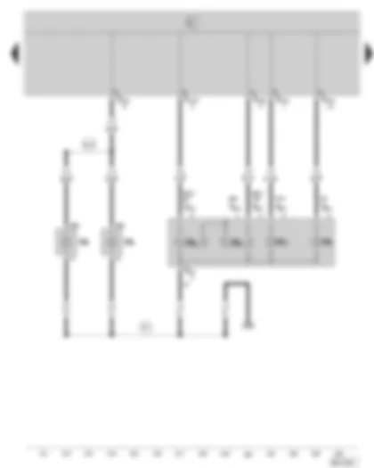 Wiring Diagram  SKODA OCTAVIA II 2004 - Right tail light
