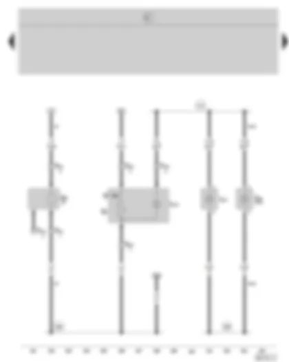 Wiring Diagram  SKODA OCTAVIA II 2004 - Socket - cigarette lighter - socket in luggage compartment - ashtray light