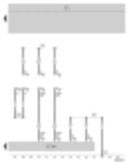 Wiring Diagram  SKODA OCTAVIA II 2004 - Data bus diagnostic interface - connector for diagnostic connection