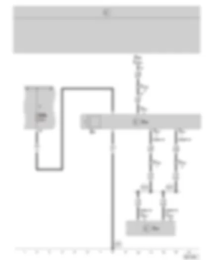 Wiring Diagram  SKODA OCTAVIA II 2004 - Additional heater (PTC)