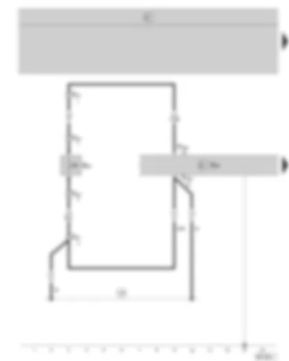 Wiring Diagram  SKODA OCTAVIA II 2007 - Belt switch - driver side - airbag control unit