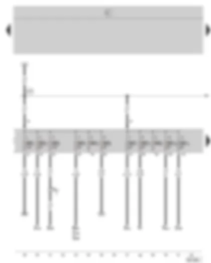 Wiring Diagram  SKODA OCTAVIA II 2004 - Fuse holder