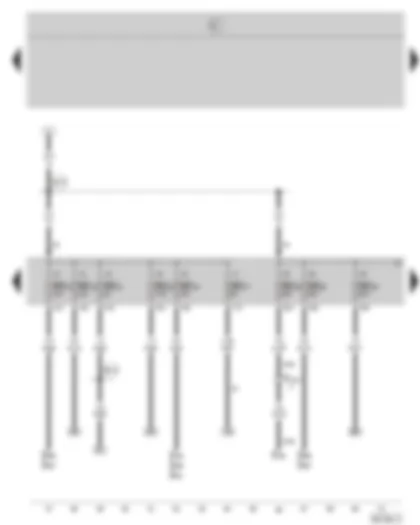 Wiring Diagram  SKODA OCTAVIA II 2004 - Fuse holder