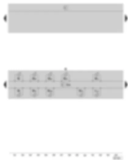 Wiring Diagram  SKODA OCTAVIA II 2004 - Dash panel insert - warning lamps