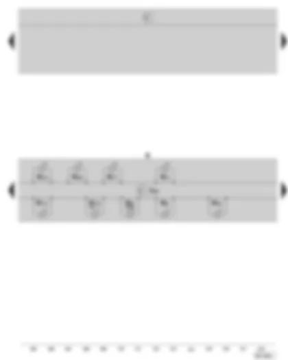 Wiring Diagram  SKODA OCTAVIA II 2004 - Dash panel insert - warning lamps