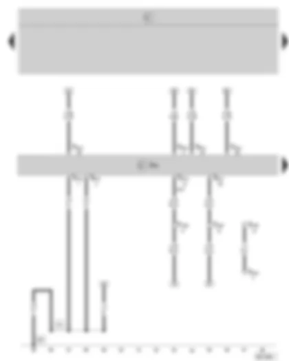 Wiring Diagram  SKODA OCTAVIA II 2004 - Simos control unit