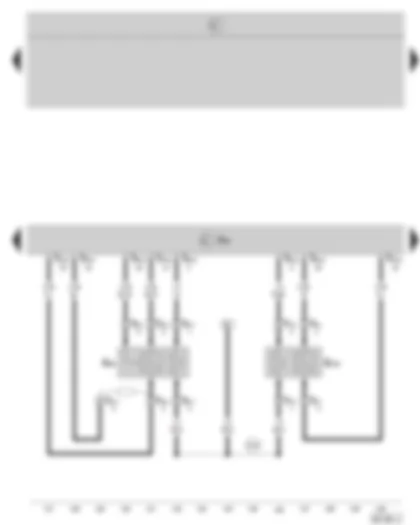 Wiring Diagram  SKODA OCTAVIA II 2004 - Simos control unit - lambda probe - lambda probe after catalytic converter