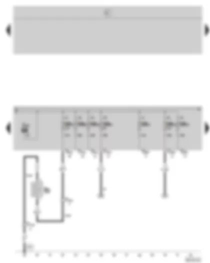 Wiring Diagram  SKODA OCTAVIA II 2004 - Heating resistor for crankcase ventilation - E box