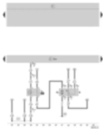 Wiring Diagram  SKODA OCTAVIA II 2004 - Diesel direct injection system control unit - fuel gauge sender - fuel pump - fuel pump relay
