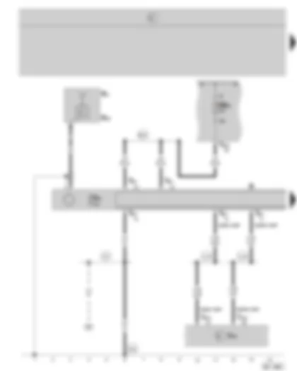 Wiring Diagram  SKODA OCTAVIA II 2005 - Radio - aerial - data bus diagnostic interface - E box