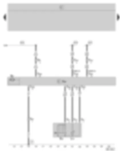 Wiring Diagram  SKODA OCTAVIA II 2004 - Door control unit - rear right - window regulator switch in rear right door - window regulator motor rear right