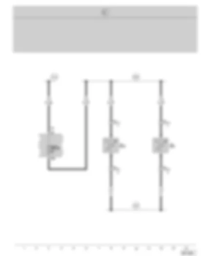Wiring Diagram  SKODA OCTAVIA II 2005 - heated washer nozzles - fuse holder
