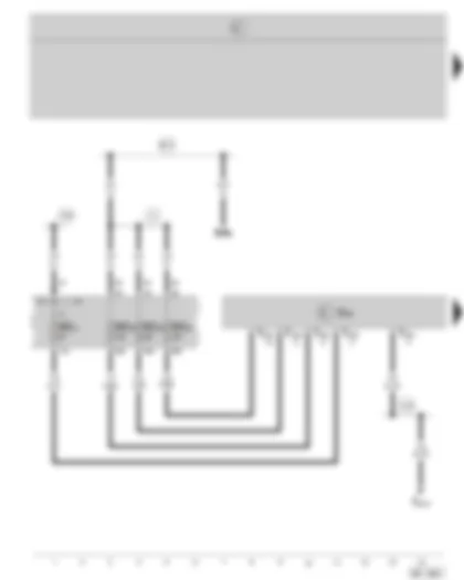 Wiring Diagram  SKODA OCTAVIA II 2004 - Trailer detector control unit - fuse holder