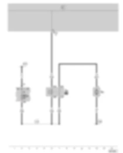 Wiring Diagram  SKODA OCTAVIA II 2007 - Headlight washer system - fuse holder