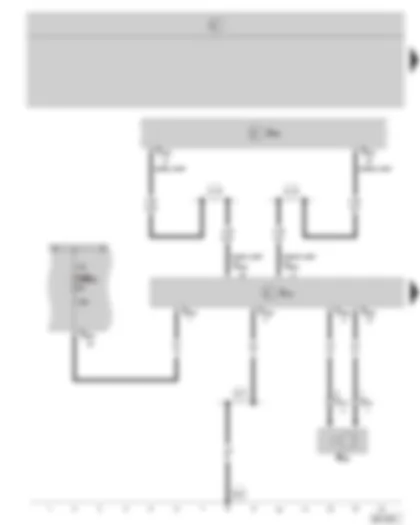 Wiring Diagram  SKODA OCTAVIA II 2004 - Mobile telephone operating electronics control unit (interface box) - telephone microphone - data bus diagnostic interface - E box