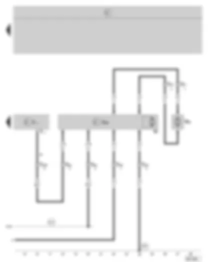 Wiring Diagram  SKODA OCTAVIA II 2005 - Radiator fan - radiator fan control unit - engine control unit
