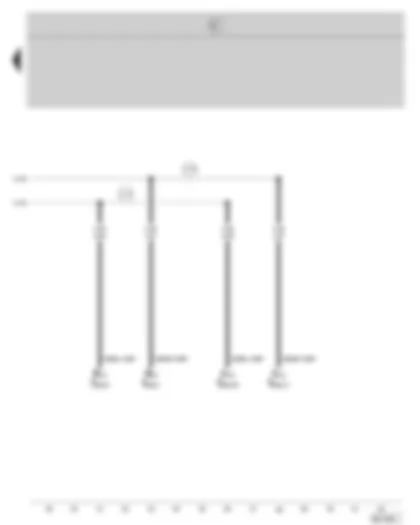 Wiring Diagram  SKODA OCTAVIA II 2005 - Connection for: Mobile telephone operating electronics control unit (interface box) - amplifier