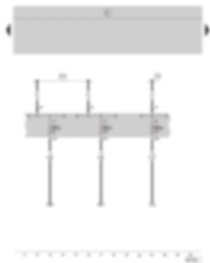 Wiring Diagram  SKODA OCTAVIA II 2005 - Fuse holder