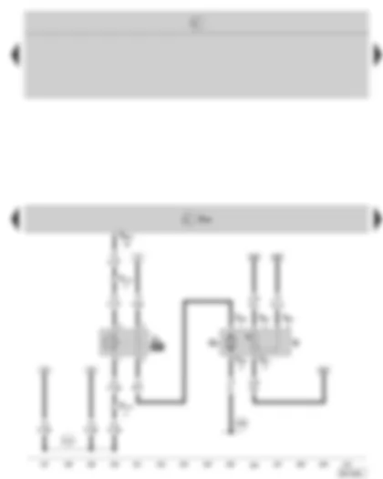 Wiring Diagram  SKODA OCTAVIA II 2005 - Diesel direct injection system control unit - fuel gauge sender - fuel pump - fuel pump relay