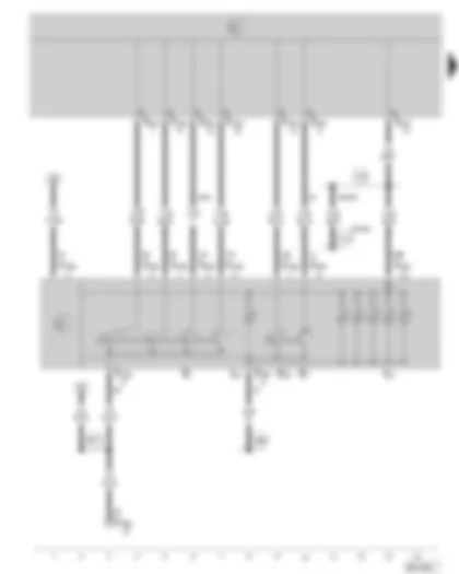 Wiring Diagram  SKODA OCTAVIA II 2004 - Light switch