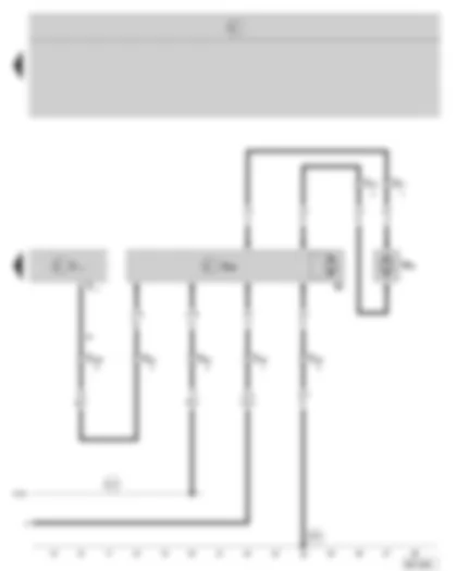 Wiring Diagram  SKODA OCTAVIA II 2004 - Radiator fan - radiator fan control unit - engine control unit