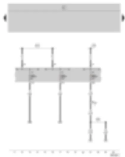 Wiring Diagram  SKODA OCTAVIA II 2005 - Fuse holder