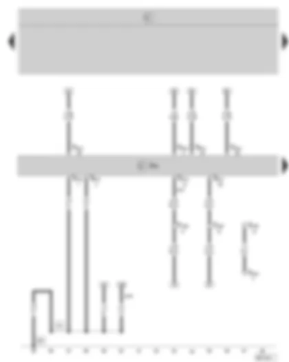 Wiring Diagram  SKODA OCTAVIA II 2005 - Simos control unit