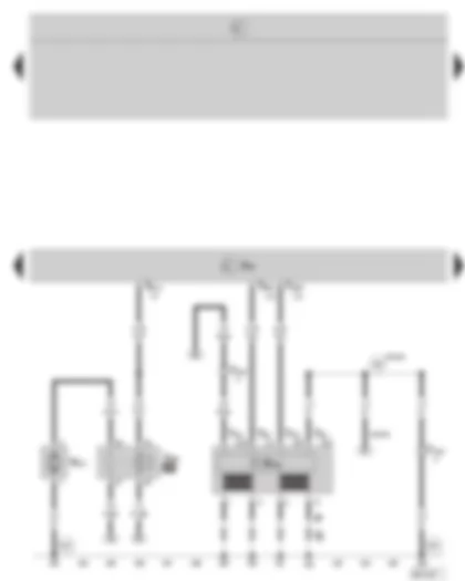 Wiring Diagram  SKODA OCTAVIA II 2005 - Simos control unit - ignition system - secondary air pump relay - secondary air pump motor