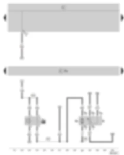 Wiring Diagram  SKODA OCTAVIA II 2005 - Simos control unit - fuel gauge sender - fuel pump - fuel supply relay
