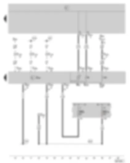 Wiring Diagram  SKODA OCTAVIA II 2005 - Heating - fuse holder