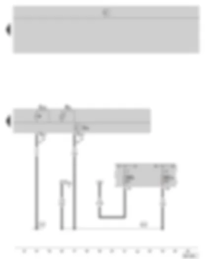 Wiring Diagram  SKODA OCTAVIA II 2005 - Air conditioning system control unit - fuse holder