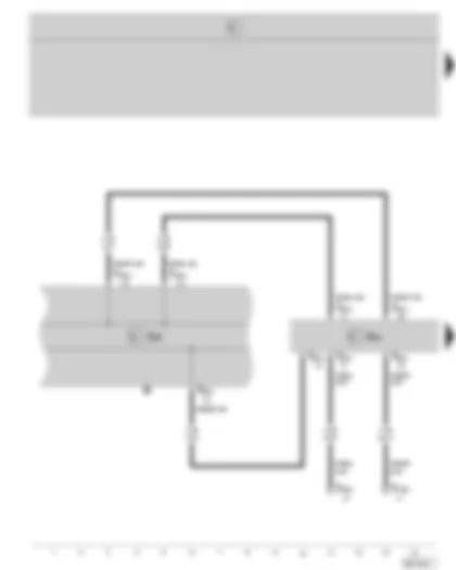 Wiring Diagram  SKODA OCTAVIA II 2008 - Dash panel insert - data bus diagnostic interface - connector for diagnostic connection