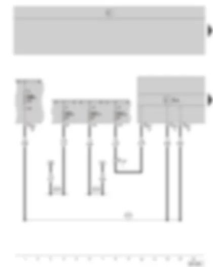 Wiring Diagram  SKODA OCTAVIA II 2005 - Direct shift gearbox mechatronics - E box - fuse holder