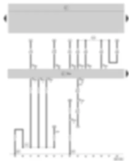 Wiring Diagram  SKODA OCTAVIA II 2005 - Motronic control unit