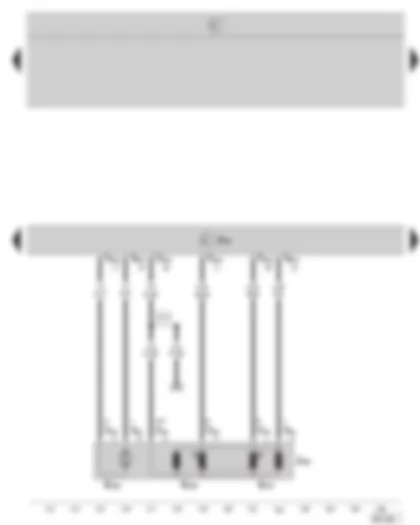 Wiring Diagram  SKODA OCTAVIA II 2005 - Motronic control unit - throttle valve control unit