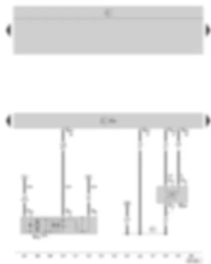 Wiring Diagram  SKODA OCTAVIA II 2005 - Motronic control unit - brake servo pressure sensor - brake vacuum pump