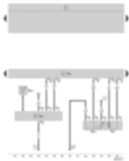 Wiring Diagram  SKODA OCTAVIA II 2005 - Motronic control unit - NOx sensor control unit - NOx sender - intake manifold flap motor