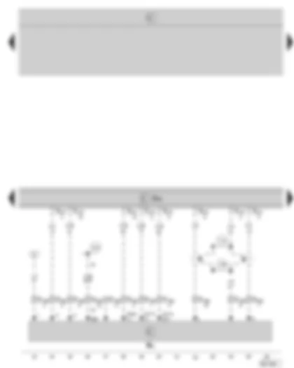 Wiring Diagram  SKODA OCTAVIA II 2004 - Radio navigation system control unit - CD changer