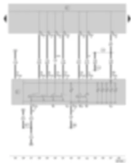 Wiring Diagram  SKODA OCTAVIA II 2005 - Light switch