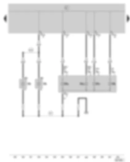 Wiring Diagram  SKODA OCTAVIA II 2005 - Right tail light (valid for Combi vehicles)