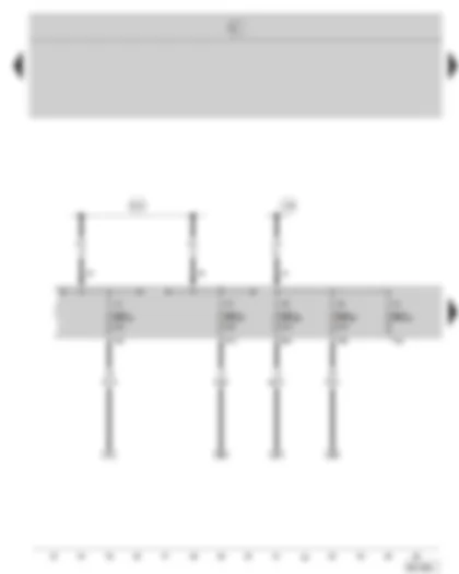 Wiring Diagram  SKODA OCTAVIA II 2006 - Fuse holder